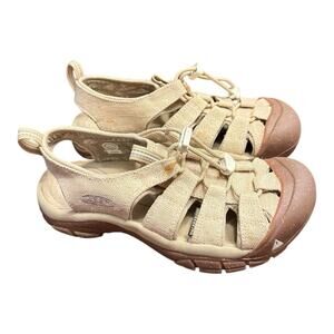 Keen Sandals Womens 7.0 Newport H2 Fisherman Tan Comfort Low Top Lace Up Flats